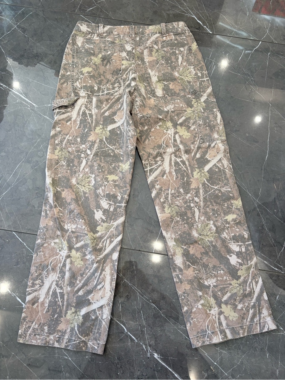 Men's Brand New Abercrombie & Fitch Baggy Camo Carpenter Pants 32 X 32 NWT Y2K